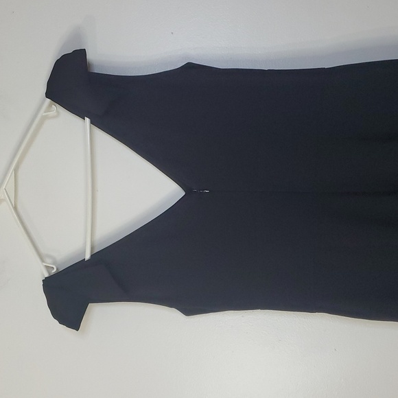 J.Crew Black Wideleg Jumpsuit Size 2 Cropped Flowy Romper Bow Tie Shoulders - Picture 9 of 15